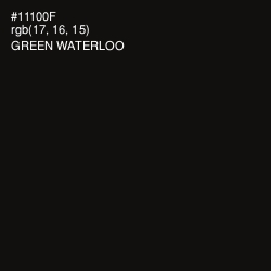 #11100F - Green Waterloo Color Image